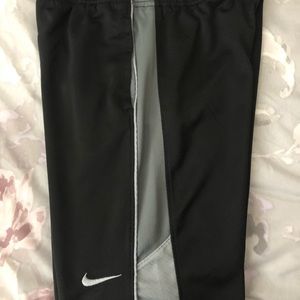 Nike DriFit Boys Black/Gray Shorts (Medium)